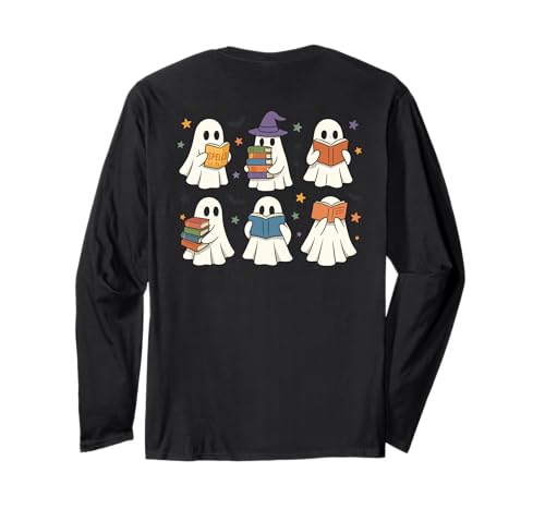 Geister Lesen Bücher Halloween Lustig Niedlich Teens Kinder Langarmshirt Geister Lesen Bücher Halloween Lustig Niedlich Teens Kinder Langarmshirt von Lesen Halloween Gespenster Enthusiasten Bücher