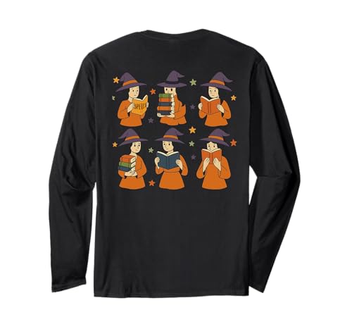 Hexen Lesen Bücher Halloween Lustig Niedlich Teenager Kinder Langarmshirt Hexen Lesen Bücher Halloween Lustig Niedlich Teenager Kinder Langarmshirt von Lesen Halloween Hexen Enthusiasten Bücher Gruselig