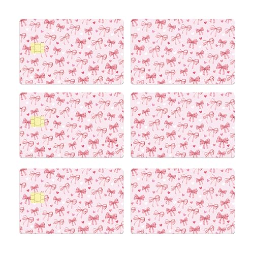 Leseogye 6 x Bankkarten-Aufkleber, personalisierbar, wasserdicht, kratzfest, keine Blasen, schlanke Abdeckung für Transportkarte, PVC, Rosa, 8,5 x 5,4 cm, rose, Farbe: Leseogye 6 x Bankkarten-Aufkleber, personalisierbar, wasserdicht, kratzfest, keine Blasen, schlanke Abdeckung für Transportkarte, PVC, Rosa, 8,5 x 5,4 cm, rose, Farbe: von Leseogye