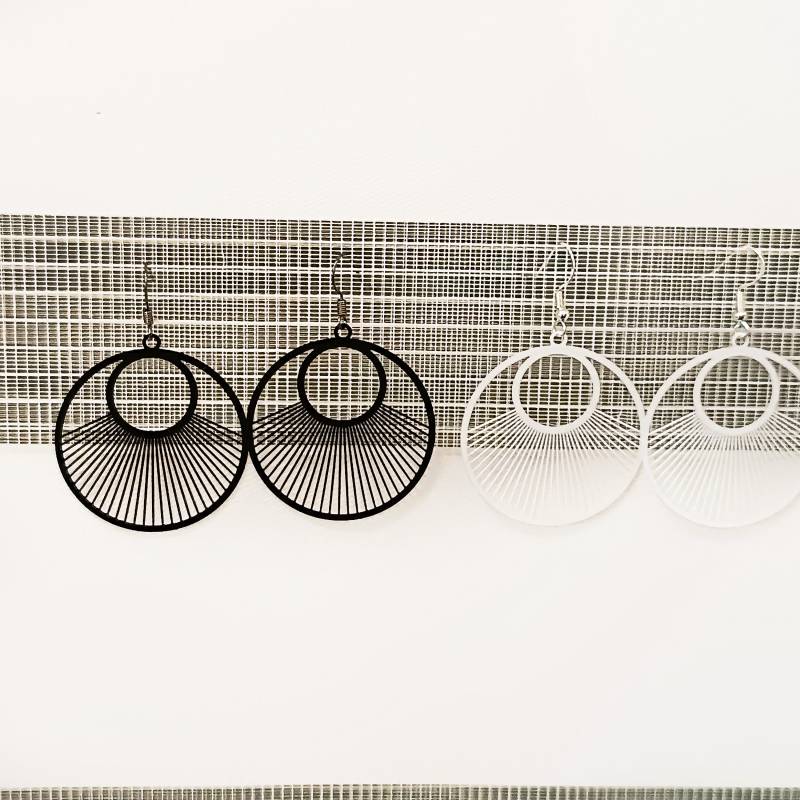 Filigrane Ohrringe Hängend Leicht Ornament Geschenkbox, Etui, Boho von LesinjaLaden