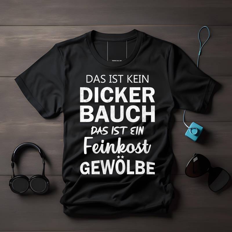Das Ist Kein Dicker Bauch, Das Ein Feinkostgewölbe, Lustiges T-Shirt Für Genießer, Essenliebhaber, Witziges Geschenk, Foodie Shirt von LesleysPrintFrenzy