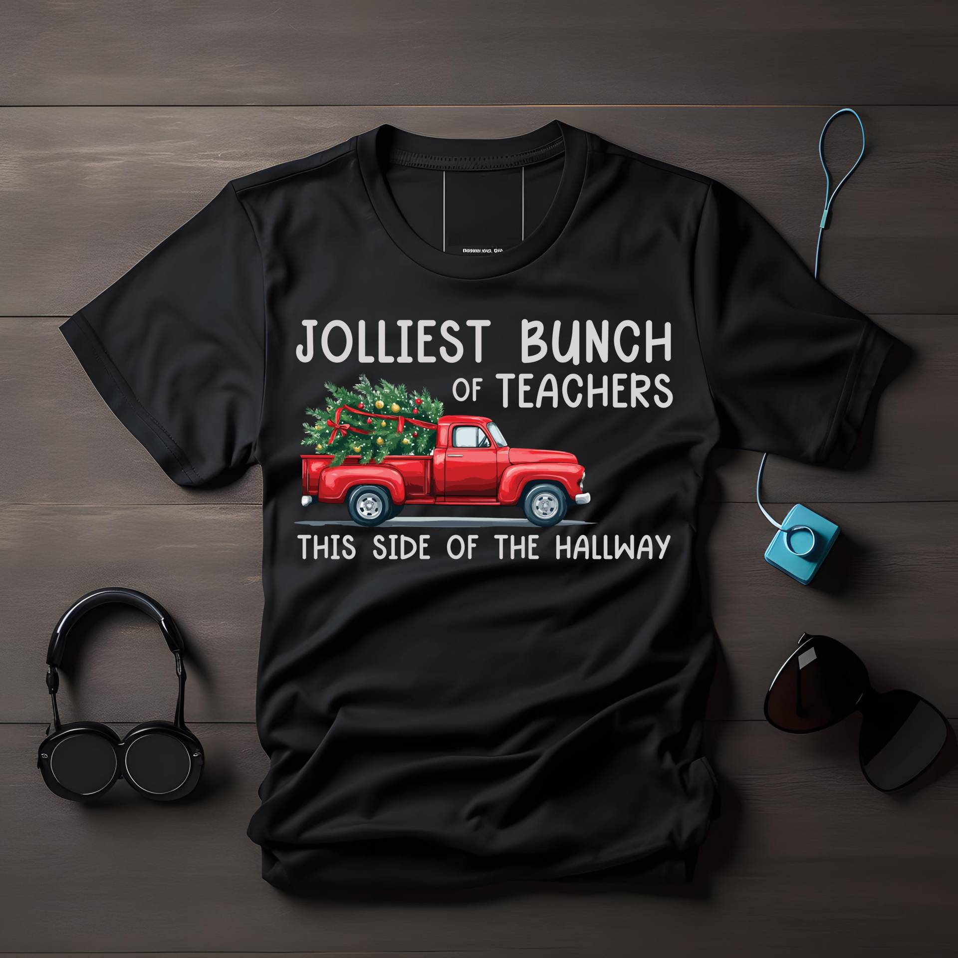 Jolliest Bunch Of Teachers T-Shirt | Lustiges Lehrer Kollegium Geschenk Team Humor Lehrerzimmer Witz Pädagogik Geschenkidee von LesleysPrintFrenzy