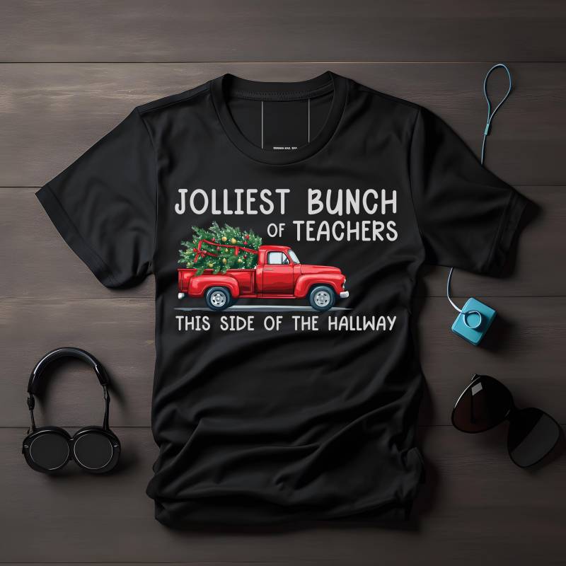 Jolliest Bunch Of Teachers T-Shirt | Lustiges Lehrer Kollegium Geschenk Team Humor Lehrerzimmer Witz Pädagogik Geschenkidee von LesleysPrintFrenzy