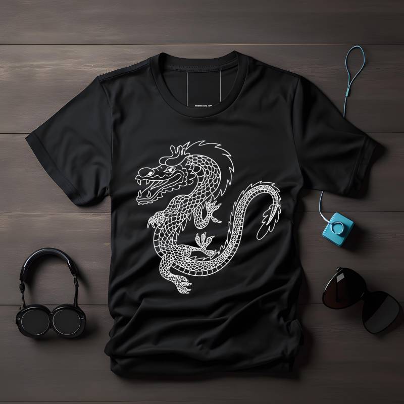 Lustiges Drachen T-Shirt, Goofy Drache Shirt, Frecher Drache, Cartoon Witziges Fantasy Drachenliebhaber Geschenk von LesleysPrintFrenzy