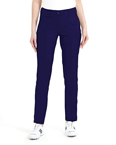 Lesmart Damen-Golfhose, Stretch, leicht, atmungsaktiv, schnell trocknend, mit Taschen, Marineblau, 48 Lesmart Damen-Golfhose, Stretch, leicht, atmungsaktiv, schnell trocknend, mit Taschen, Marineblau, 48 von Lesmart