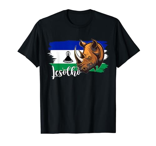 Lesotho Flagge T-Shirt, Lesotho T-Shirt, Lesotho T-Shirt Damen T-Shirt von Lesotho tshirt, vintage Lesotho flag, Lesotho kids