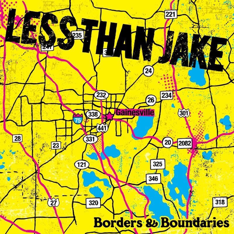 Less Than Jake Borders & boundaries LP multicolor Less Than Jake Borders & boundaries LP multicolor von Less Than Jake