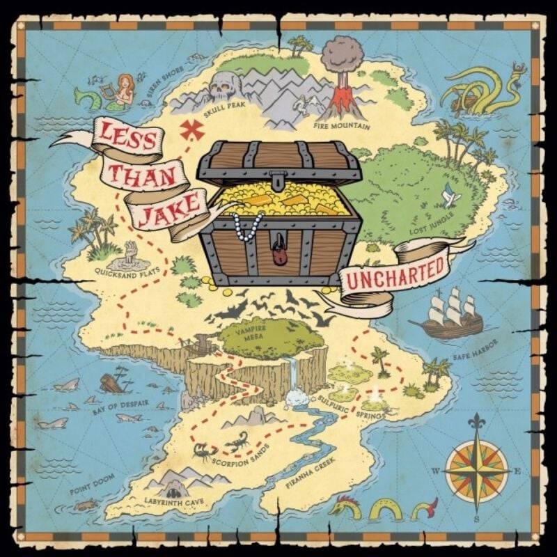 Uncharted von Less Than Jake - LP (Coloured, Limited Edition, Standard) von Less Than Jake