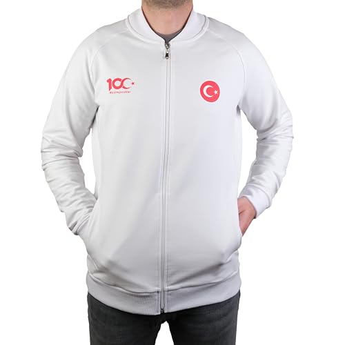LessTees Türkiye Zip Sweatshirt - Turkish Republic 100th Logo, Soft and Stylish - 2024 National Team Apparel for Football Fans LessTees Türkiye Zip Sweatshirt - Turkish Republic 100th Logo, Soft and Stylish - 2024 National Team Apparel for Football Fans von LessTees
