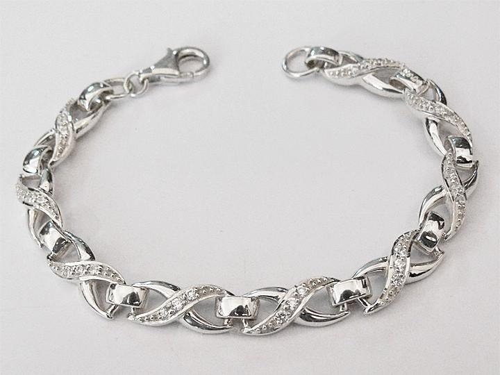 Handgemachtes Unendlichkeitsarmband, Unendlichkeitsschmuck, Bester Freundarmband, Silber-Unendlichkeitsarmband, Eternity Armband, Unendlichkeit von Lessaremore