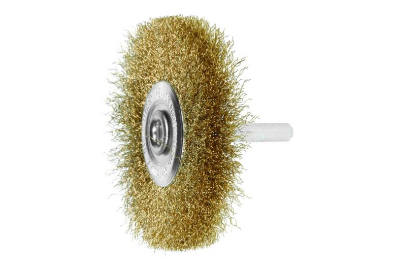 Lessmann Rundbürste Lessmann Schaft-Rundbürste Messingdraht 0,20 mm, Bürsten-⌀xBesatzbreit von Lessmann