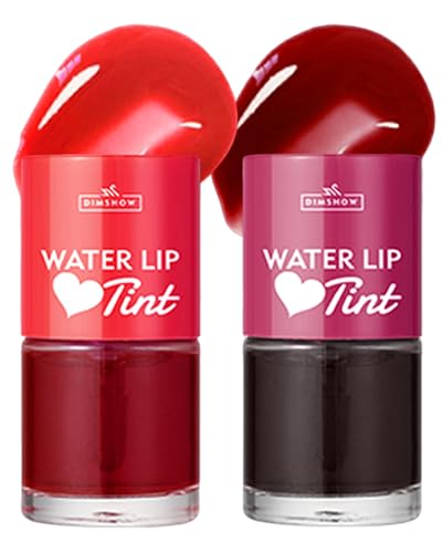 2 Farben Flüssig Lip Tint Gloss, Mini Hydrating Liquid Lipgloss Wasserfester, Hochpigmentiert Korean Lip Tint Lippenstift, Langanhaltend Non-Stick Cup Liptint Lippen Makeup für Women’s-05+06 2 Farben Flüssig Lip Tint Gloss, Mini Hydrating Liquid Lipgloss Wasserfester, Hochpigmentiert Korean Lip Tint Lippenstift, Langanhaltend Non-Stick Cup Liptint Lippen Makeup für Women’s-05+06 von Lestpola