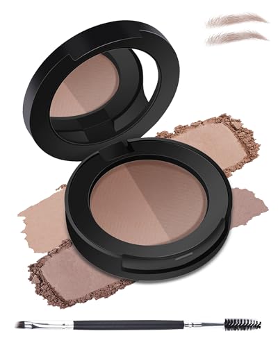 Eyebrow Powder Palette, Long-lasting Waterproof Augenbrauen Farben, Feines Pulver, Easy to Blend, for Natural and Fill of Brows for Women, Multipurpose Augenbrauenpuder Makeup with Mirror Pinsel-05 von Lestpola