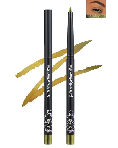 Bunter Gel-Eyeliner Stift mit Anspitzer, Wasserfester Chamäleon Bunter Glitzer Eyeliner Pencil, Matte Schimmer Metallic Eyeliner mit multireflektierendem Finish, Lidschatten-Stift für Augen-Makeup-03 Bunter Gel-Eyeliner Stift mit Anspitzer, Wasserfester Chamäleon Bunter Glitzer Eyeliner Pencil, Matte Schimmer Metallic Eyeliner mit multireflektierendem Finish, Lidschatten-Stift für Augen-Makeup-03 von Lestpola