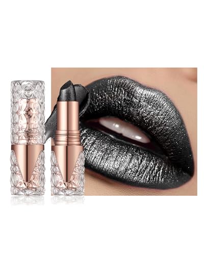 Glitter Lippenstift, Metallic Shimmer Lipgloss, Diamond Shiny Matte Lipstick, Long Lasting Waterproof Non-stick Cup Tinted Lip Balm, High Pigment Sparkly Silky Lip Stain, Make up Gift for Women - 07 von Lestpola
