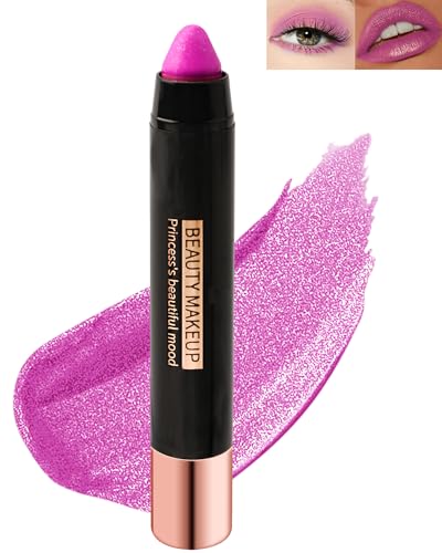 Glitzer-Lippenstift,Diamond Metallic Funkelnder Matt Lippenstift Lidschatten, Wasserdichter Lang anhaltender Lipgloss, Glitter Lipstick Lip Gloss Lippen Make-up, Geschenk für Frauen-11 von Lestpola