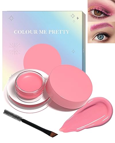 Wasserdichtes Gel-Eyeliner Set- Hochintensive Pigmente Lang Anhaltendes Creme-Eyeliner-Gel, Wischfestes Eyeliner-Make-up,Wasserfester Eyeliner mit Eyeliner-Pinseln for Geschenke für Frauen-112Gepudert von Lestpola