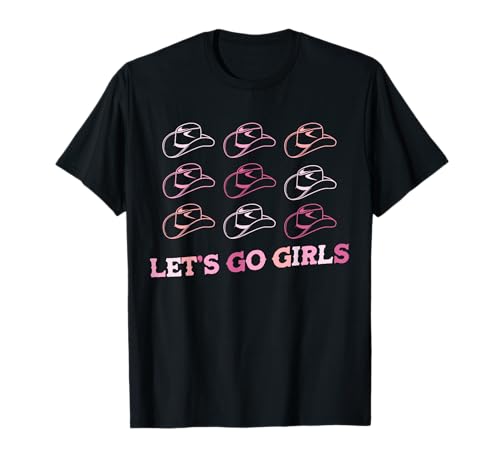 Cowboyhut Lets Go Mädchen Western Cowgirls Rosa T-Shirt Cowboyhut Lets Go Mädchen Western Cowgirls Rosa T-Shirt von Let's Go Girls Howdy Rodeo Cowgirl shirt -Shop