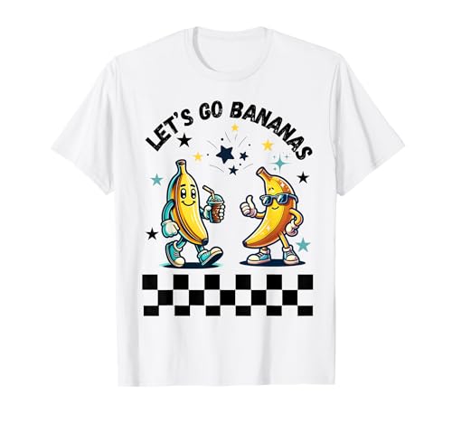 Let's go bananas funny retro men women youth T-Shirt von Let's go bananas