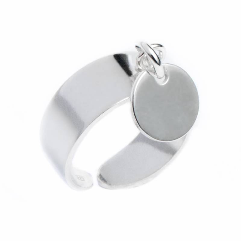 Massiver Silbermedaillenring, 10mm Quastenring, Damen Silberring von LetEcreations