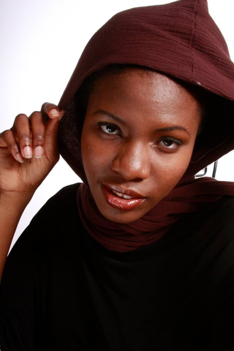 Kapuzenschal Letau Dunkle Schokolade Braun Baumwolle Gaze von LetauDesigns