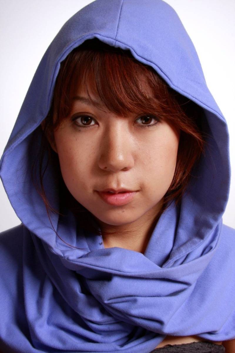 Kapuzenschal Letau Periwinkle Baumwolle von LetauDesigns