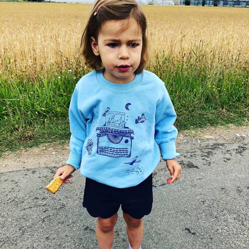 Kinder-Schreibmaschinen-Sweatshirt | Kindergeschenk Schreibmaschinenillustration Kinder-Sweatshirt Schreibmaschine Weihnachtsgeschenk Für Kinder von LetmeflyVeen