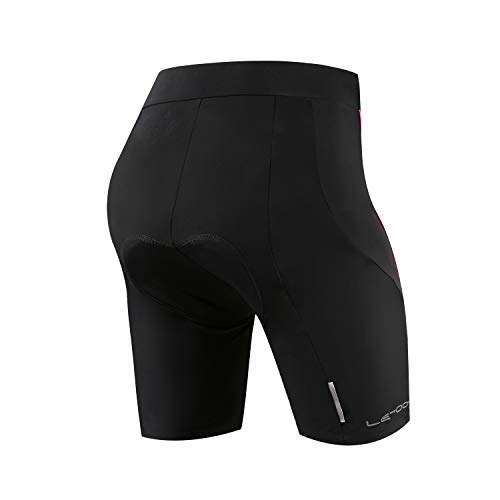 Letook Fahrradhose Damen Kurz Radhose für Frauen Gel Sitzpolster Atmungsaktiv Rosa Linie L Letook Fahrradhose Damen Kurz Radhose für Frauen Gel Sitzpolster Atmungsaktiv Rosa Linie L von Letook