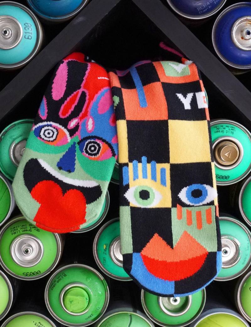 Jason Naylor's Planner & Spontane Mismatched Maximalist Crazy Persönlichkeit No Slip Socken Für Kinder von LetsBePalsSocks