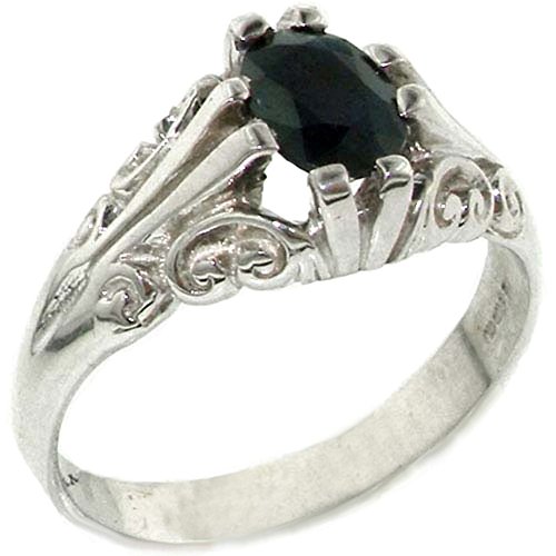 Damen-Ring Herren-Ring Unisex-Ring - 925 Sterling Silber - Saphir - 1,75ct - Größen : 50 bis 64 - Größe 63 von LetsBuySilver