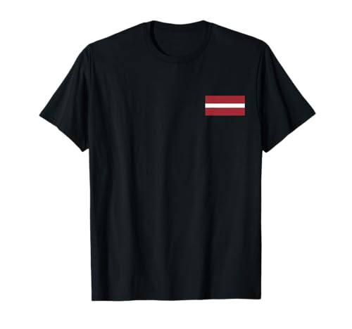 Lettland Flagge Latvia Flag Latvija Karogs Herren Damen T-Shirt Lettland Flagge Latvia Flag Latvija Karogs Herren Damen T-Shirt von Lettland Flaggen Co.