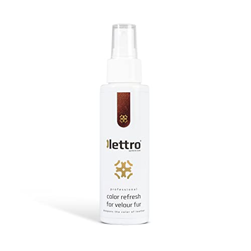 Lettro Farbauffrischer für Veloursleder (100 ml) | Schnelltrocknend | Veloursleder Farbe auffrischen | Für Stiefel aus Veloursleder, Wildleder, Schaffell und Nubuk von Lettro