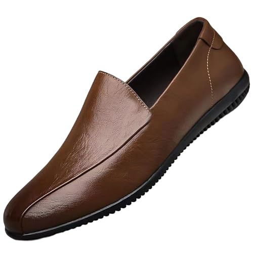 Letuwj Herren Herbst Täglich Casual Herrenschuhe Bequeme Slip-On Schuhe, Braun, 9.5 Letuwj Herren Herbst Täglich Casual Herrenschuhe Bequeme Slip-On Schuhe, Braun, 9.5 von Letuwj