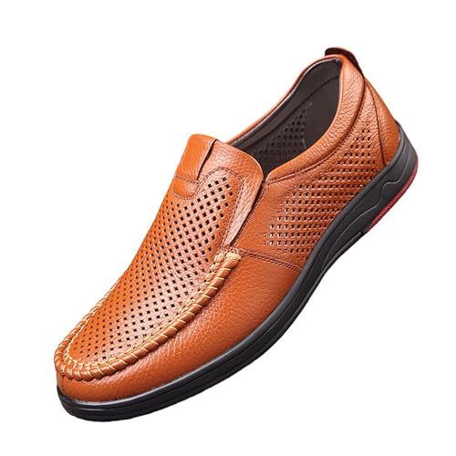 Letuwj Herren Schuhe Herren Business Atmungsaktive Schuhe Casual, Gelb 3, 8.5 Letuwj Herren Schuhe Herren Business Atmungsaktive Schuhe Casual, Gelb 3, 8.5 von Letuwj