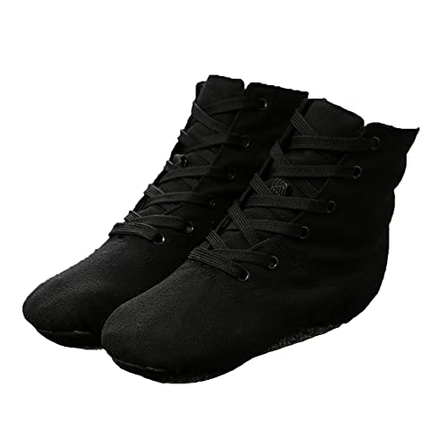 Letuwj High-Top Erwachsene Kinder Weiche Unterseite Tanzschuhe Damen Ballettschuhe, Schwarz, 37 EU von Letuwj