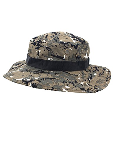 Letuwj Outdoor Camouflage Buschhüte Climbing Hiking Fishing Sonnenhut ACU Tarnung L(58-60) von Letuwj