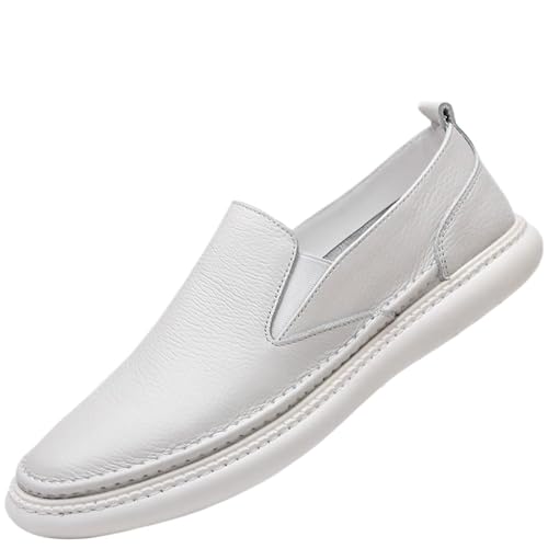 Letuwj Sommer Herren Atmungsaktive Casual Flache Schuhe Mokassin Loafer, Weiß, 8 Letuwj Sommer Herren Atmungsaktive Casual Flache Schuhe Mokassin Loafer, Weiß, 8 von Letuwj