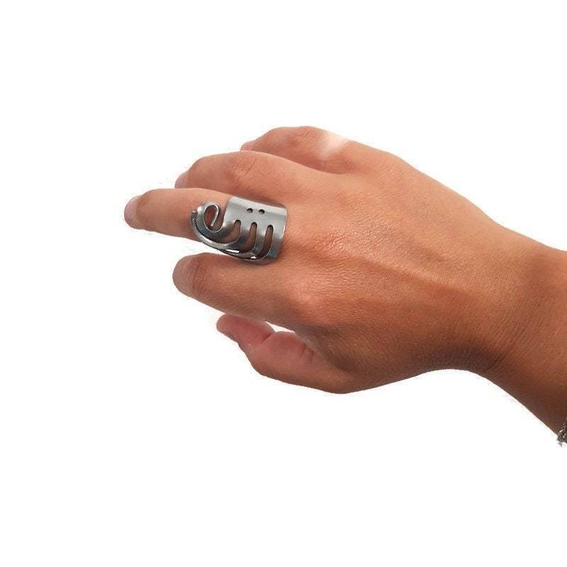Oktopus Ringgabel Schmuckbesteck Oktopus Ringgabel Schmuckbesteck von LetySilverware