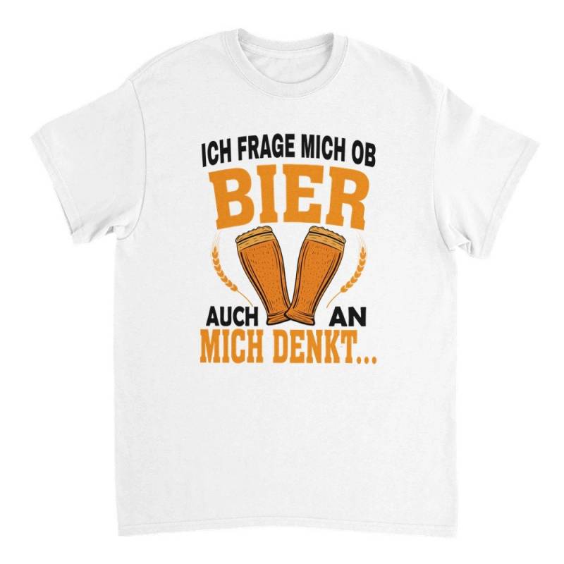 Ich Frage Mich Unisex T Shirt Humor Zitat Geschenkidee Lustiges Spruchshirt Für Männer Und Frauen Retro Design von LetztesHemdStore