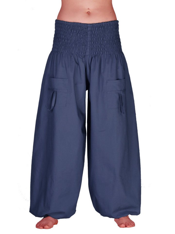 Leucht-Welten Pumphose Pumphose für Damen und Herren mit Taschen Blau für Damen wie Herren von Leucht-Welten