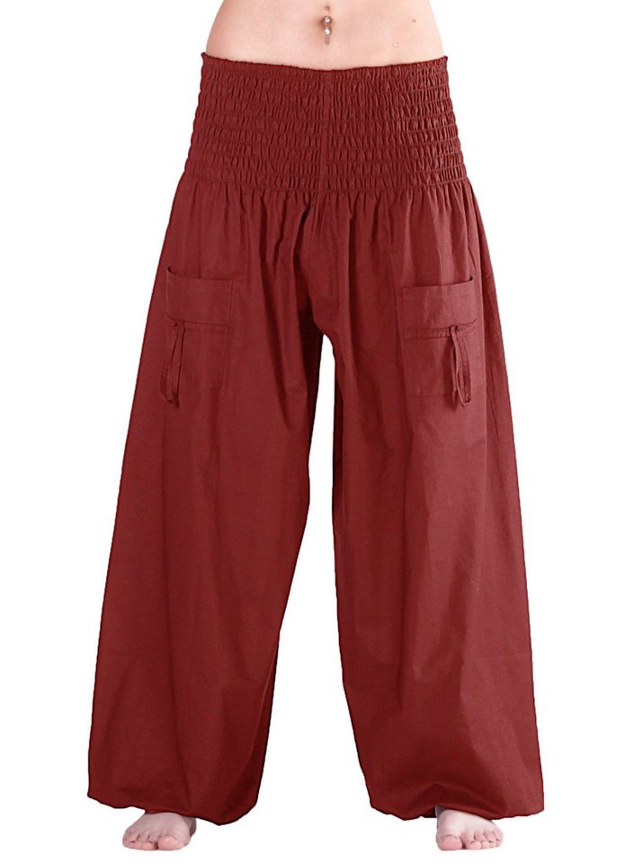 Leucht-Welten Pumphose Pumphose für Damen und Herren mit Taschen Rot für Damen wie Herren von Leucht-Welten