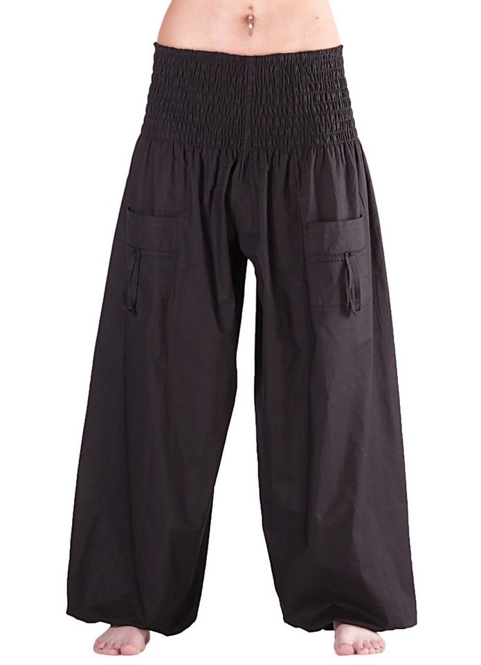 Leucht-Welten Pumphose Pumphose für Damen und Herren mit Taschen Schwarz für Damen wie Herren von Leucht-Welten