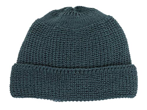 Leuchtfeuer Strickwaren Mütze WALFÄNGER 323 Beanie Grobstrick Made in Germany (grün) von Leuchtfeuer Strickwaren