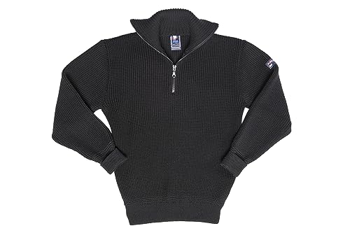 Leuchtfeuer Strickwaren Troyer Commodore Schwarz Pullover Made in Germany (DE/NL/SE/PL, Numerisch, 50, Regular, Regular, schwarz50) von Leuchtfeuer Strickwaren