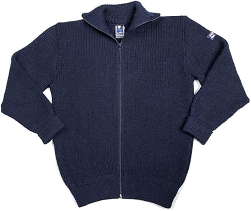 Leuchtfeuer Strickwaren Troyer-Jacke Admiral Marine Strickjacke Made in Germany (64) von Leuchtfeuer Strickwaren