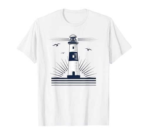 Leuchtturm Möwen Meer Ostsee Nordsee Herren Damen T-Shirt Leuchtturm Möwen Meer Ostsee Nordsee Herren Damen T-Shirt von Leuchtturm Möwen Meer Ostsee Nordsee