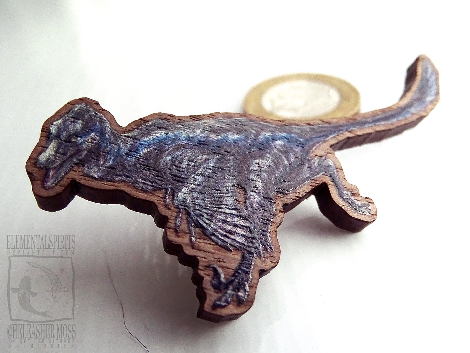 Blau Der Velociraptor | Jurassic World Inspiriert Pin Aus Holz Blau Der Velociraptor | Jurassic World Inspiriert Pin Aus Holz von LeucisticLynx
