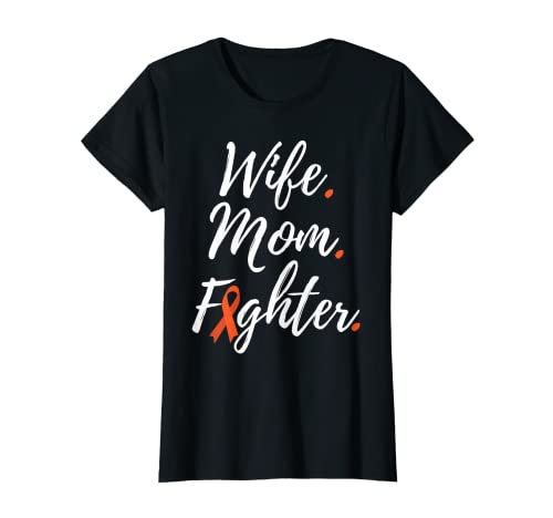 Damen Frau Mama Kämpfer Leukämie-Bewusstsein T-Shirt von Leukemia Awareness Products