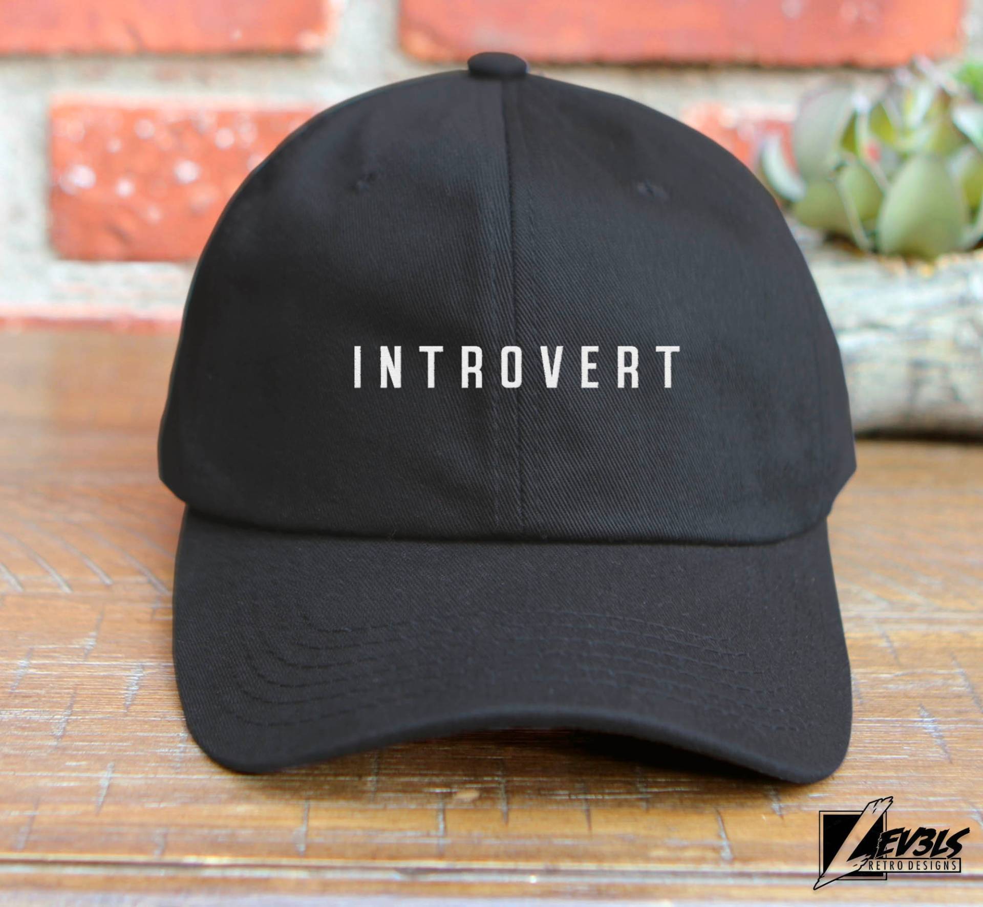 Introvertierte Bestickte Low Profile Baseball Cap | Sozial Selektive Papa Hut Ich Bin Ok Introvertierte Bestickte Low Profile Baseball Cap | Sozial Selektive Papa Hut Ich Bin Ok von Lev3lsLA