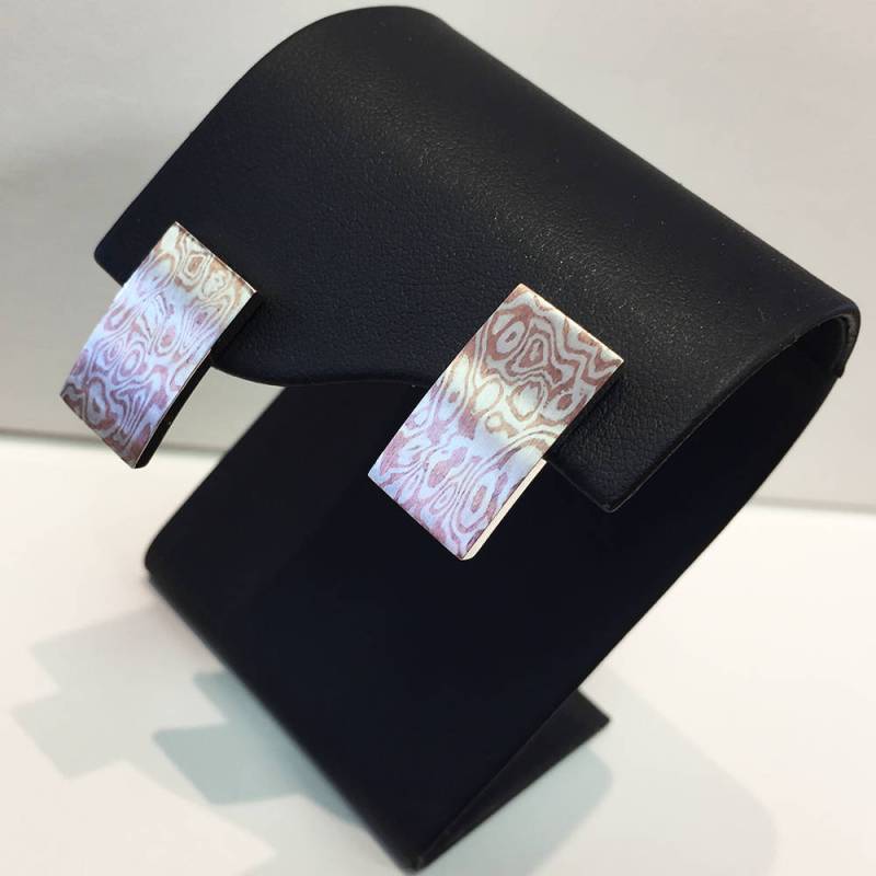 Mokumé-Gané Ohrringe Mokumé-Gané Ohrringe von LevantJewellery